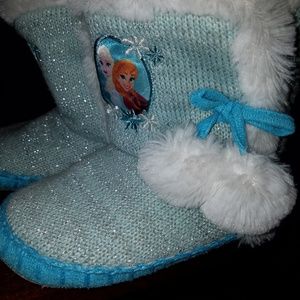 Disney Store frozen toddler slippers